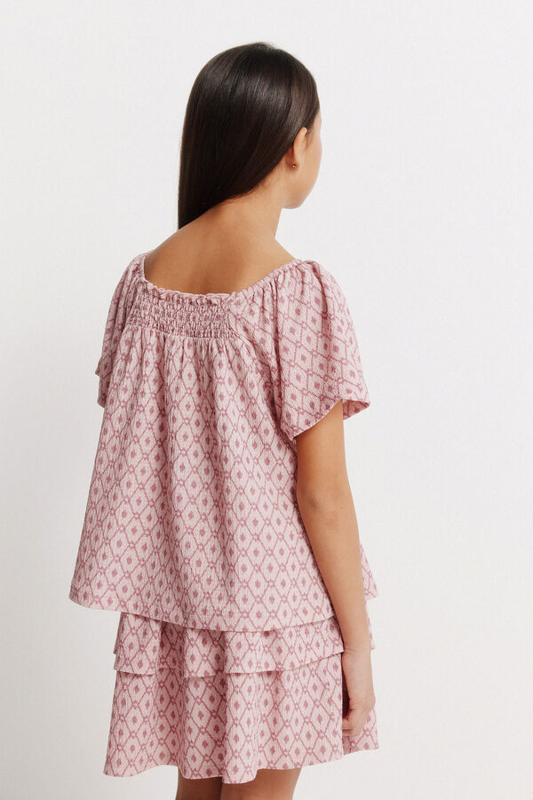 Springfield Kids Blusa ikat ni&ntilde;a morado/lila