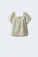 Springfield Kids Blusa ikat para menina bege