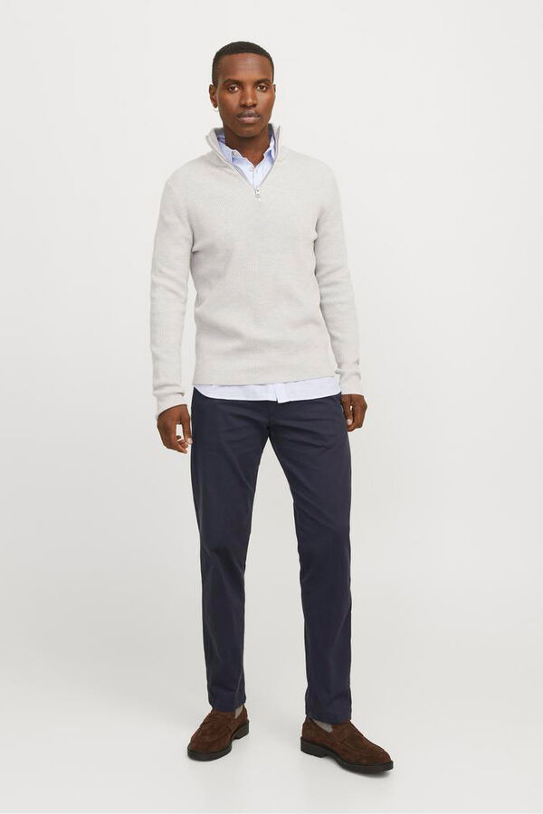 Jack & Jones Pantal&oacute;n chino de corte relajado azul