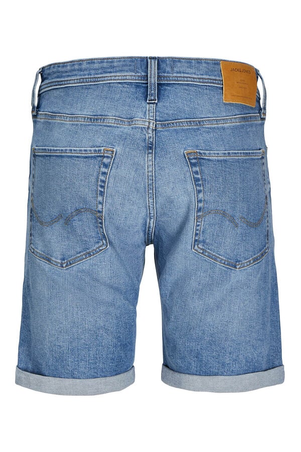 Jack & Jones regular fit denim Bermuda shorts blue