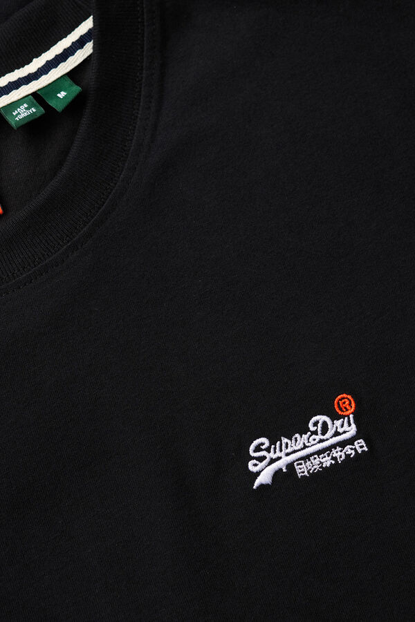 Superdry T-shirt com logo da Superdry preto