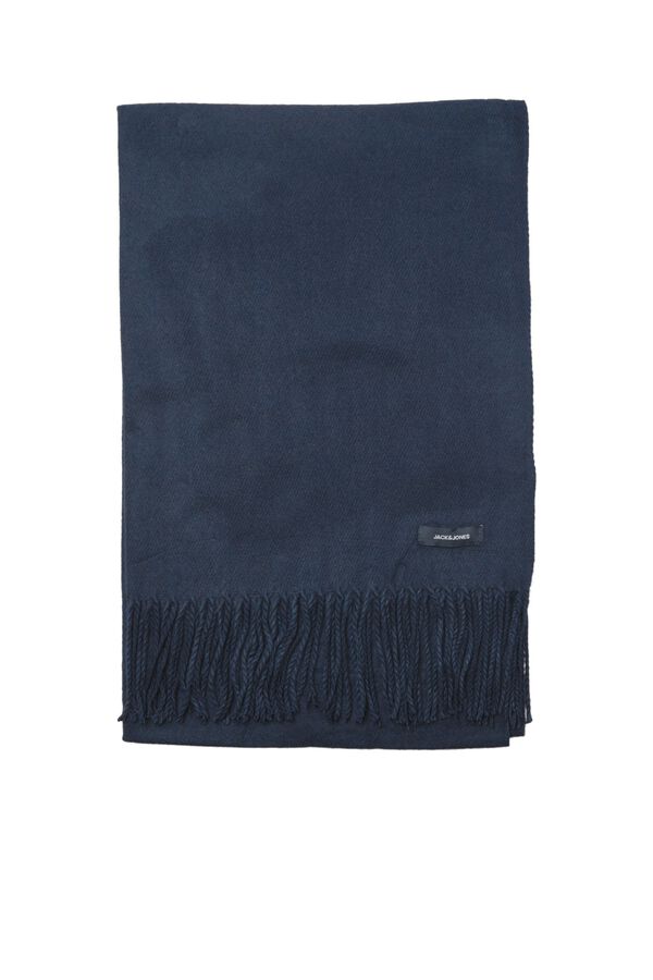 Jack & Jones Cachecol em acr&iacute;lico azul