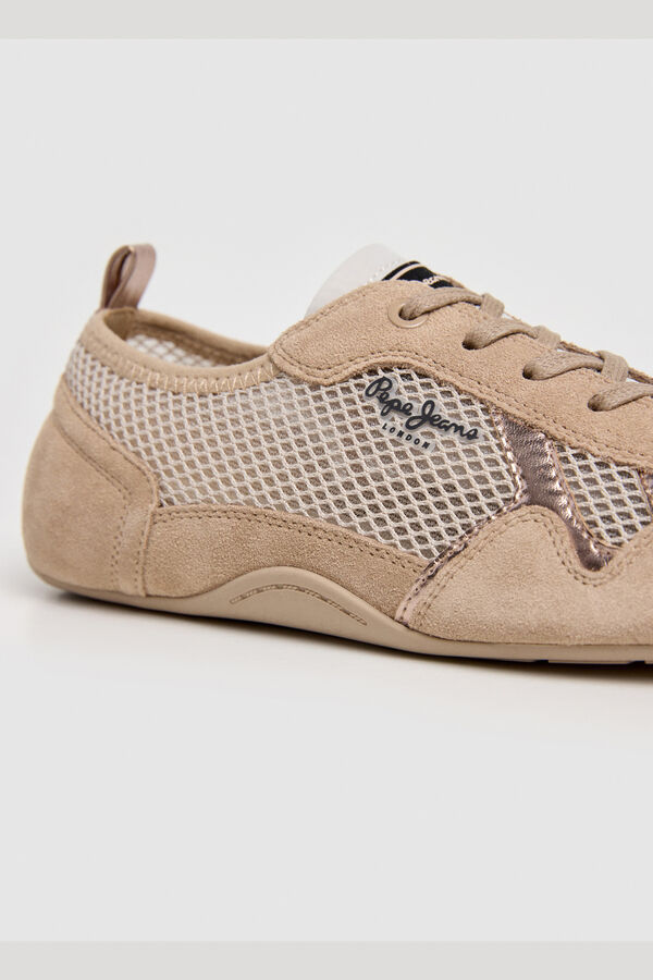 Pepe Jeans T&eacute;nis ultraleves planos bege