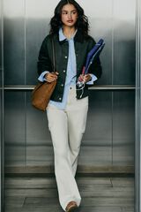 Springfield Jeans reto cargo azul