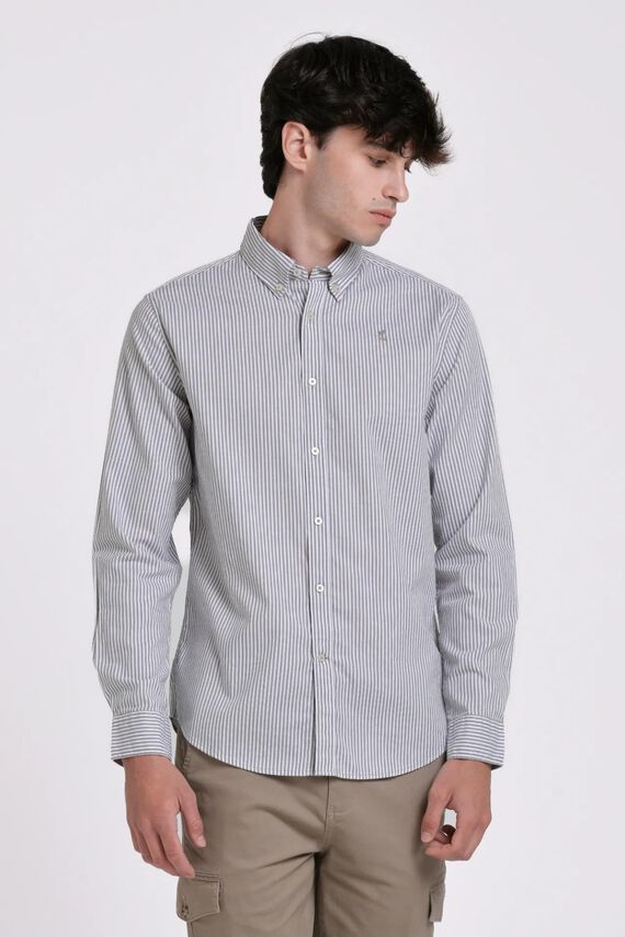 Camisa Oxford de rayas
