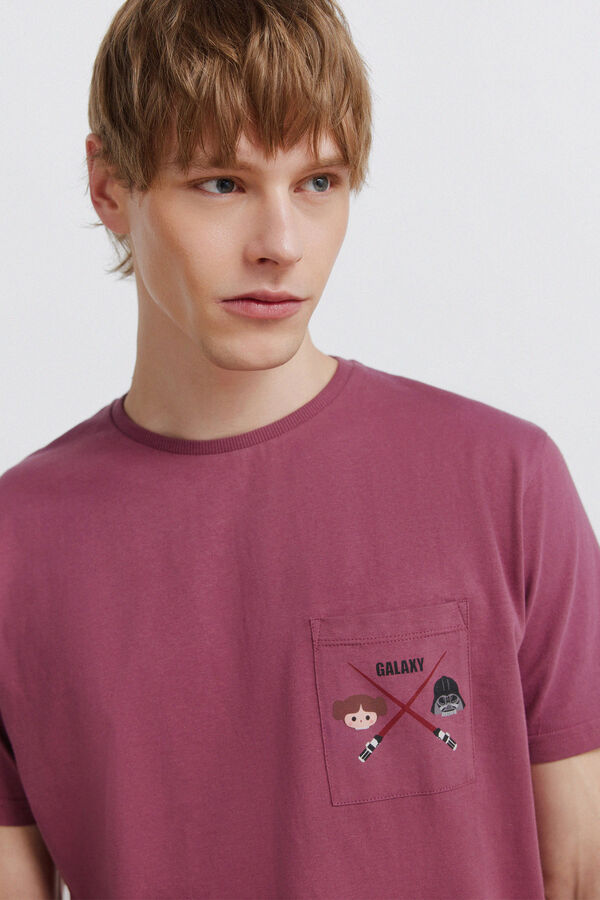 Springfield Pijama curto Star Wars vermelho