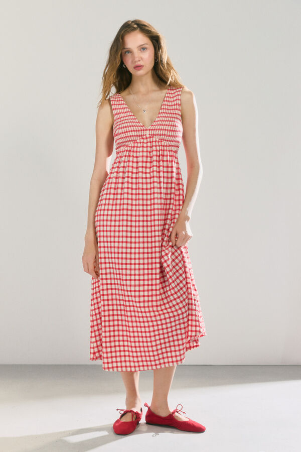 High Spirits Vestido Clover vermelho
