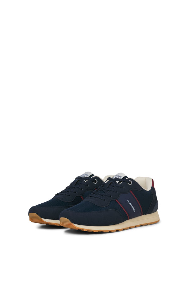 Jack & Jones t&ecirc;nis esportivos de tecido de malha azul