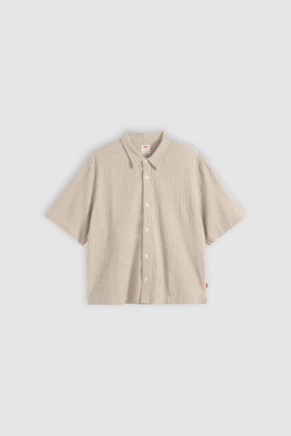 Levi's Camisa crop de manga curta branco