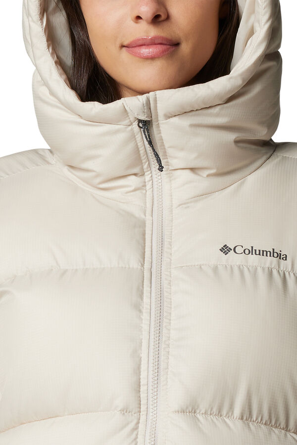 Columbia Jaqueta feminina com capuz e capuz Columbia Puffect™ II bege