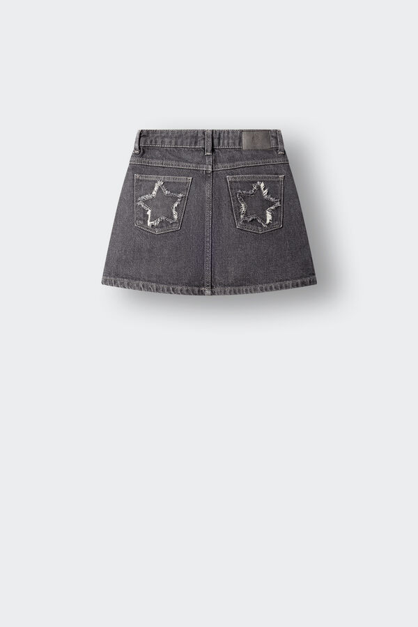 Springfield Kids Saia de ganga para menina preto