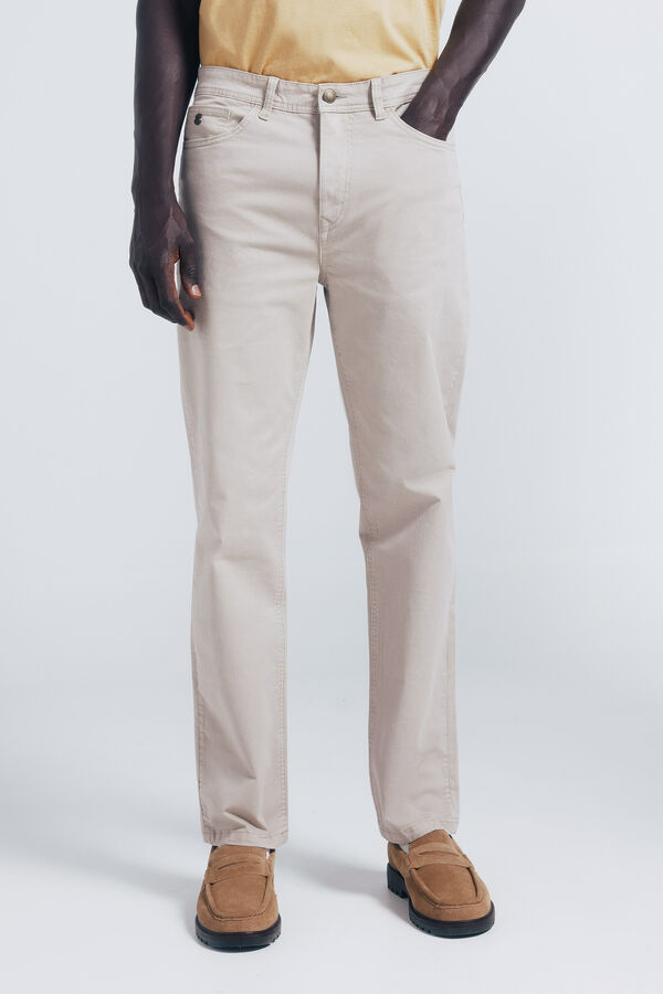 Springfield Calça slim fit com 5 calça cru