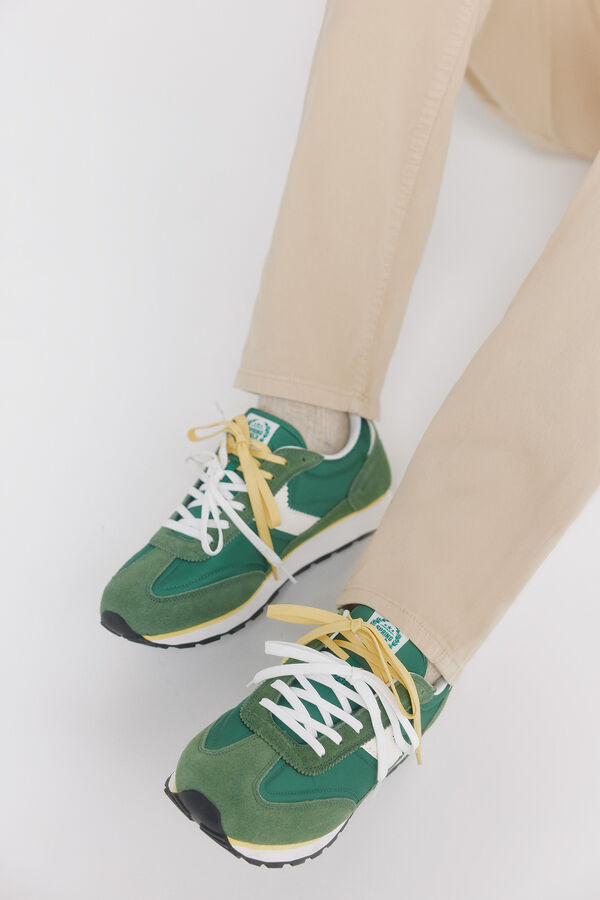 Springfield T&ecirc;nis de pele casual verde