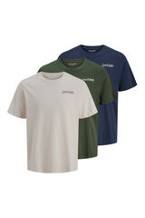 Jack & Jones Pacote de 3 camisetas verde