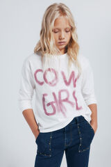 Springfield Kids Camiseta cowgirl bege