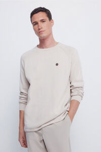 Springfield Camisola liso de gola alta
