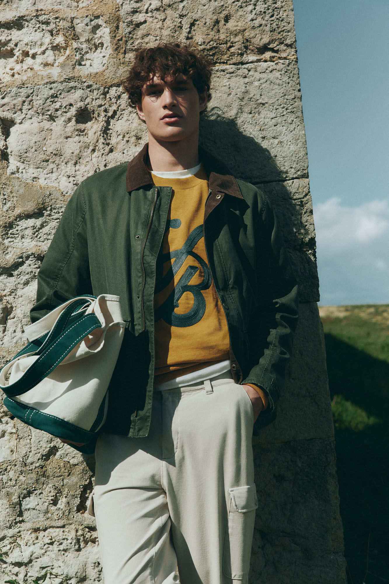 Springfield Parka curta com gola de veludo cotel&ecirc;