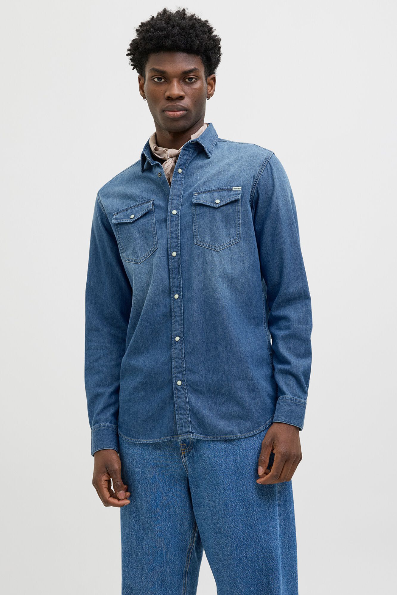 Jack & Jones Camisa de ganga regular