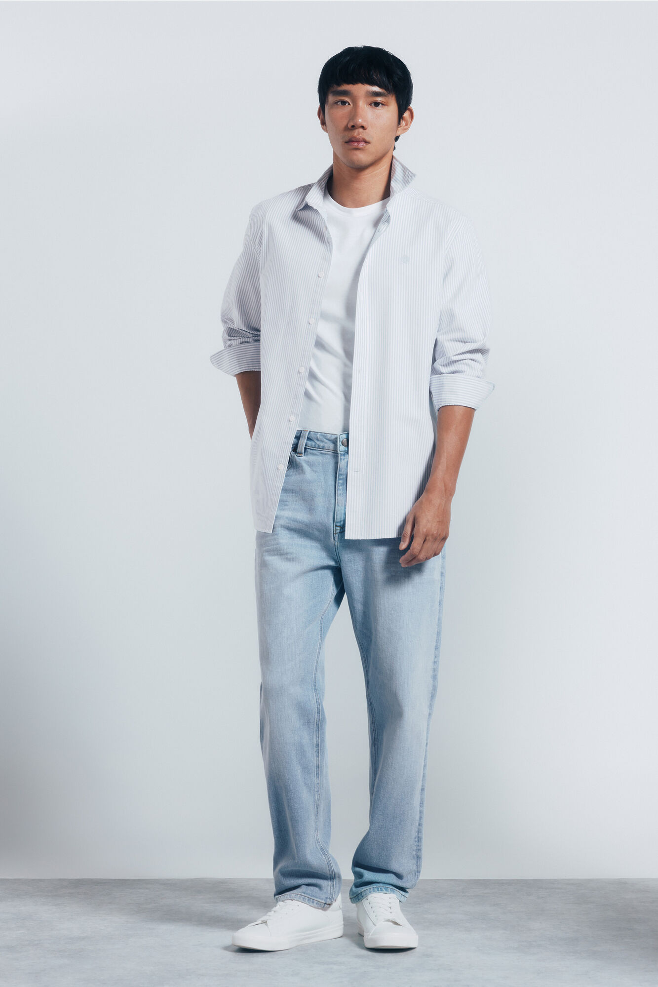 Springfield Camisa oxford rayas