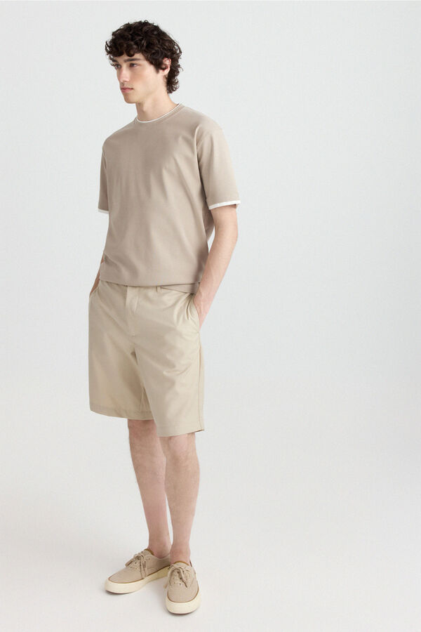 Springfield T-shirt dupla interlock cru