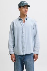 Jack & Jones Camisa denim manga comprida em sarja