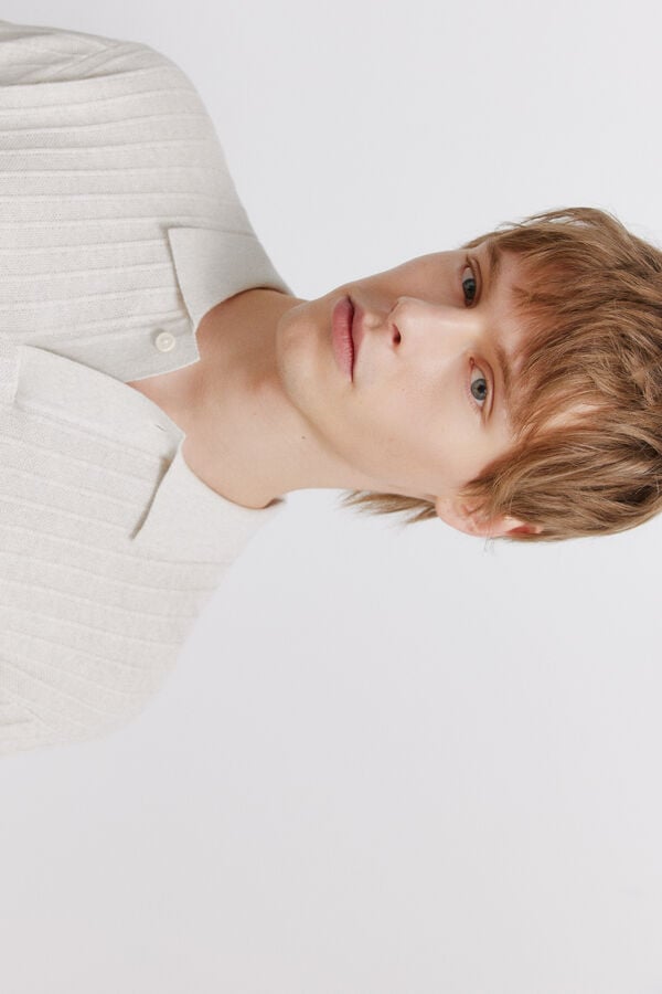 Springfield Polo b&aacute;sico com estrutura cinzento