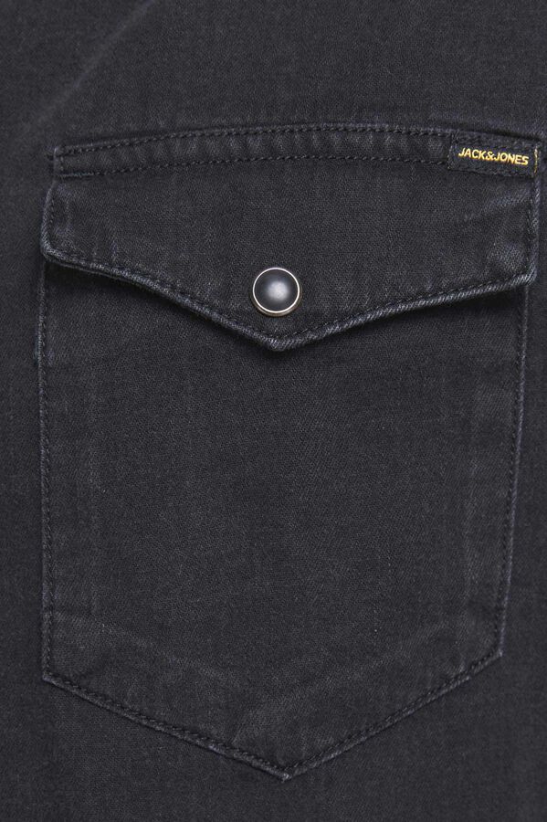 Jack & Jones Regular fit denim shirt black