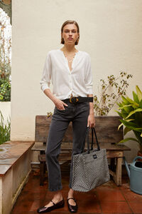 System Action Bolso jacuard de tela