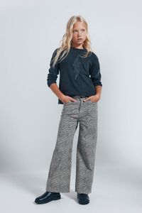 Springfield Kids culotte com estampa animal para meninas