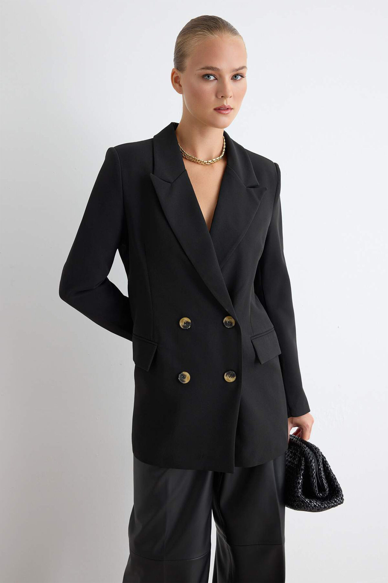 Trendyol Blazer de trespassado