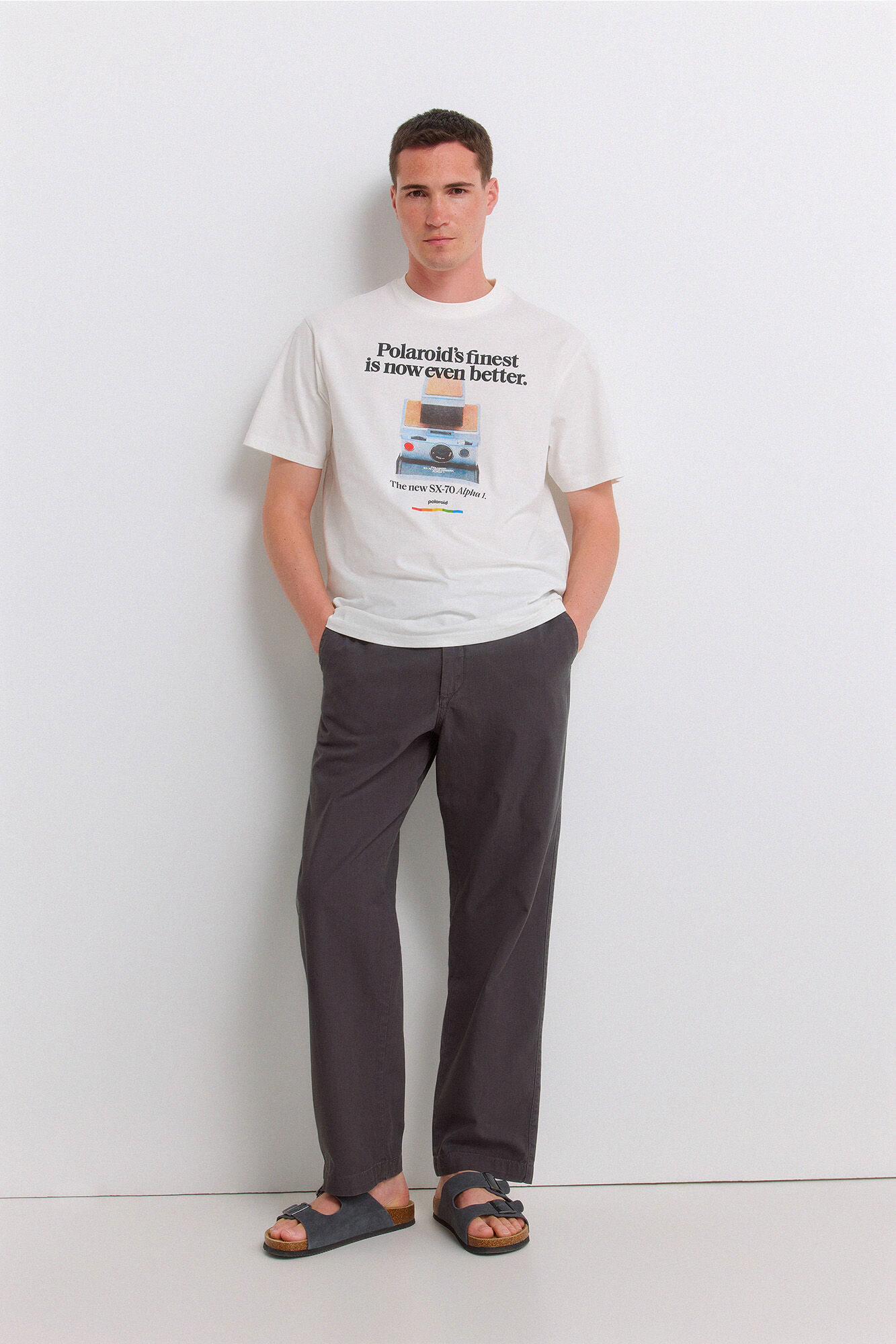 Springfield Cal&ccedil;a leve em linho straight fit