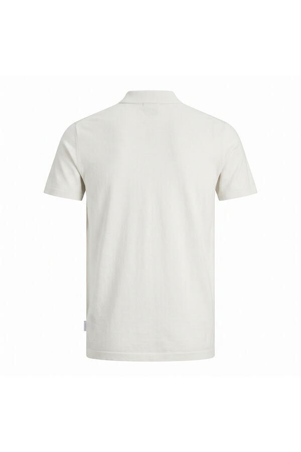 Jack & Jones Polo de malha regular fit branco