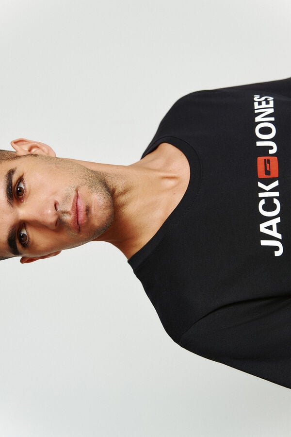 Jack & Jones Short-sleeved logo T-shirt black