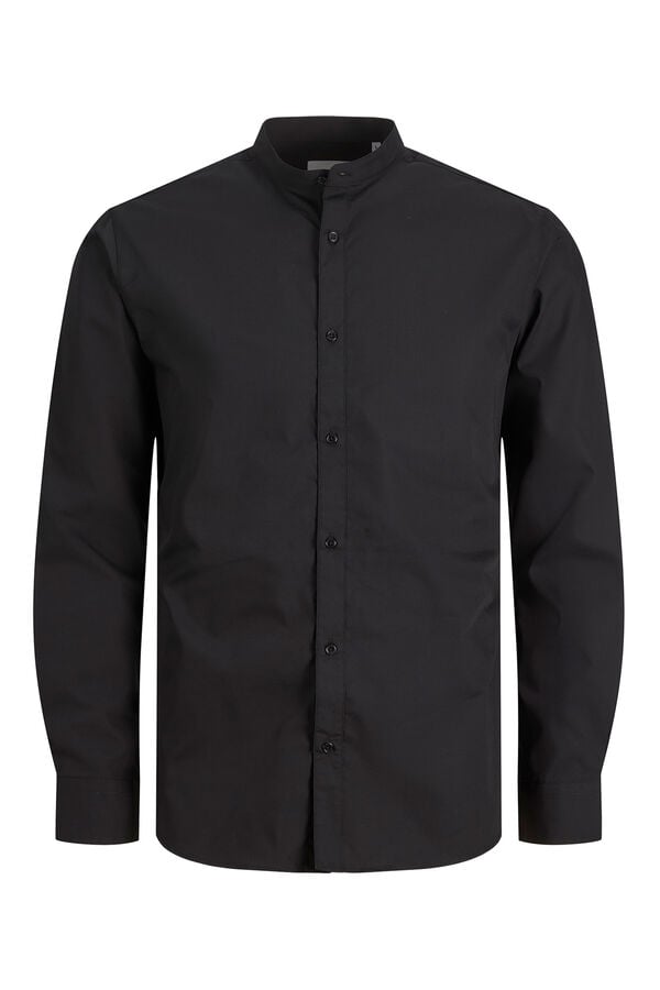 Jack & Jones Casual poplin shirt black
