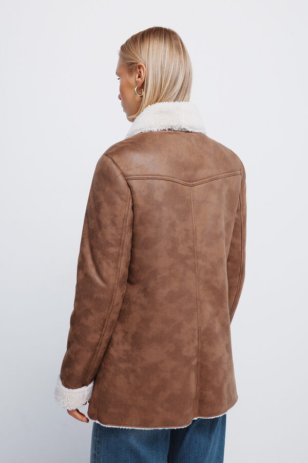 Springfield Casaco com botões de dupla face  cru