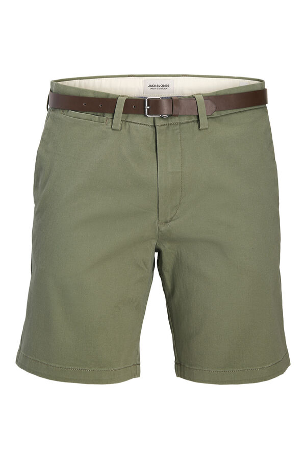 Jack & Jones Bermuda chino com cinto verde