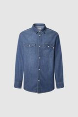Pepe Jeans Camisa Denim  azul