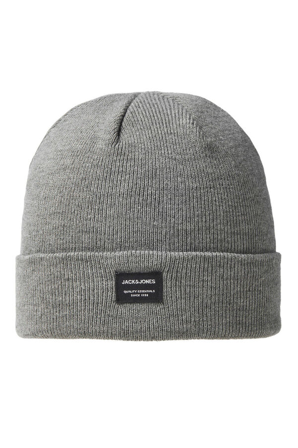 Jack & Jones boné de malha cinzento