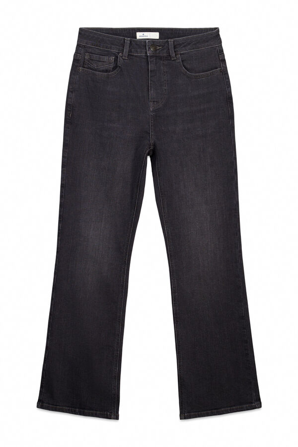 Springfield Cal&ccedil;as jeans flare cinzento