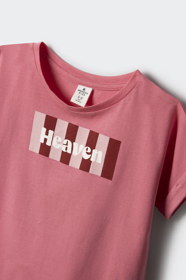 Springfield Kids Camiseta Céu da Menina rosa