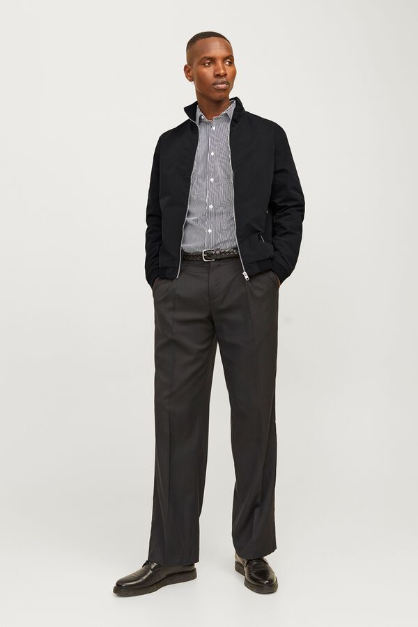 Jack & Jones Blus&atilde;o bomber preto