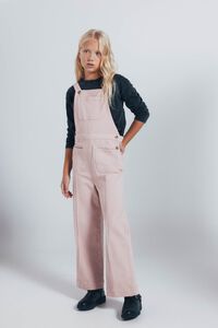 Springfield Kids Jardineiras compridas com bolsos para meninas