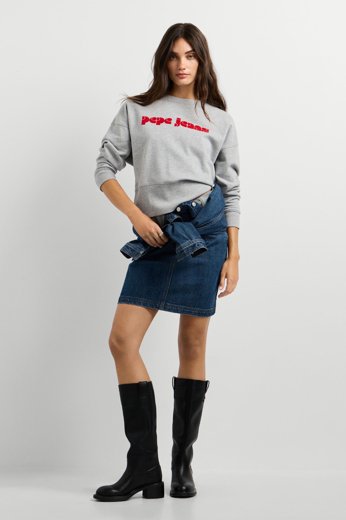 Pepe Jeans Sweatshirt de gola redonda com logo
