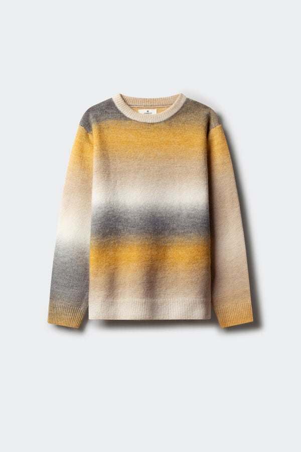 Springfield Kids Camisola riscas laranja para meninos amarelo