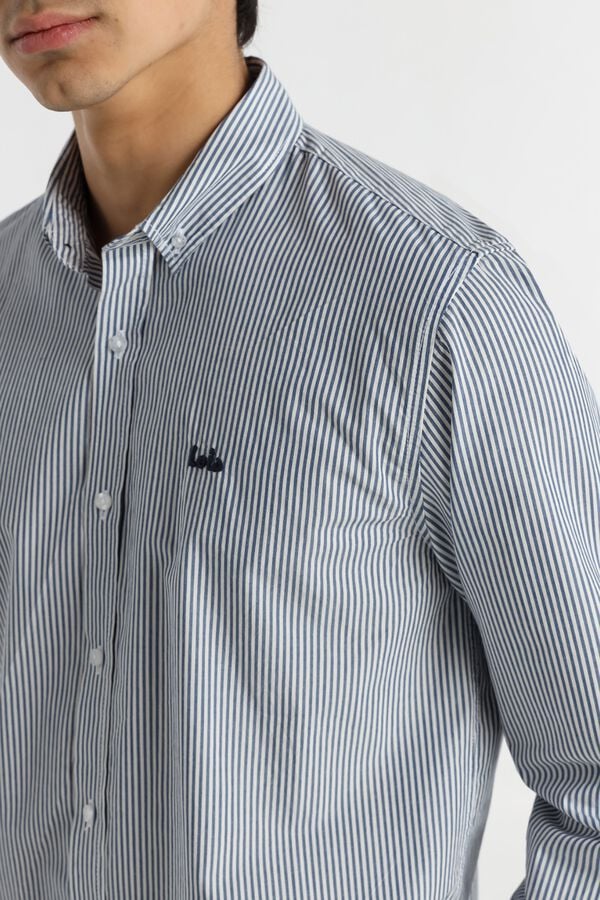 Lois Camisa de manga comprida azul