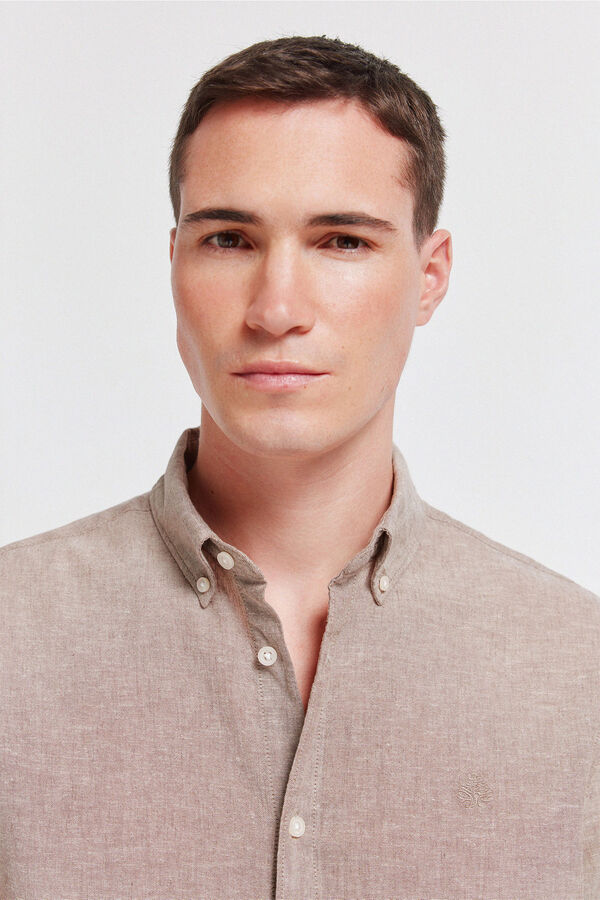 Springfield Camisa linho cru