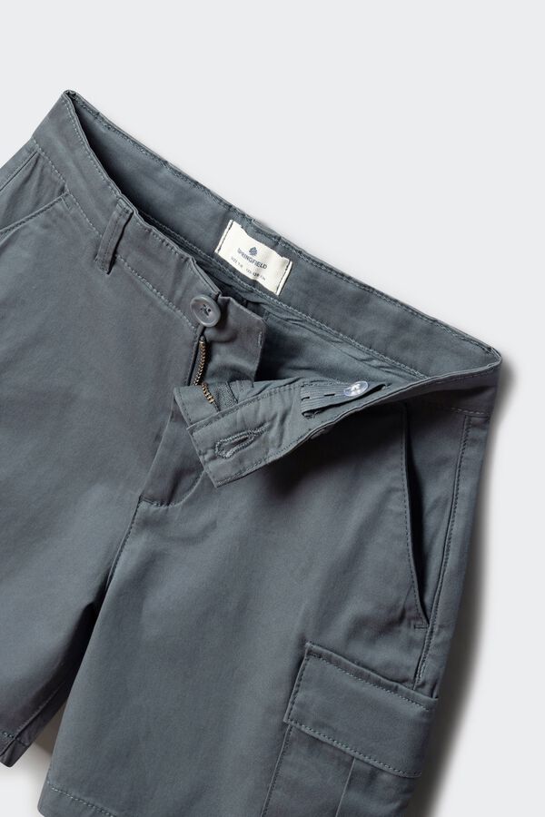 Springfield Kids Bermudas balloon em denim para menino azul