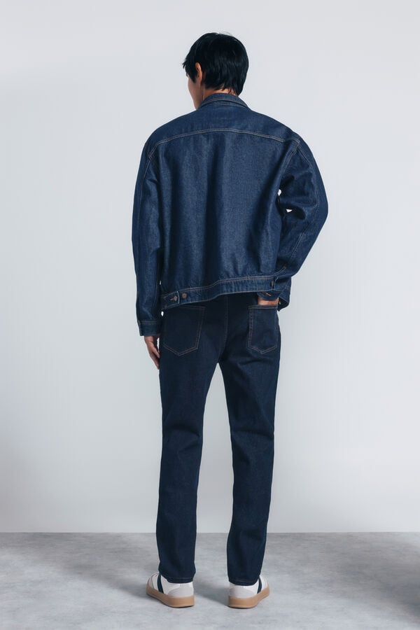 Springfield Jeans slim fit desbotado azul