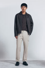 Springfield Calça calça slim fit cru