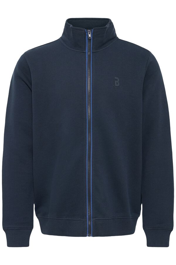 Blend PLUS Sweatshirt piqu&eacute; Plus azul